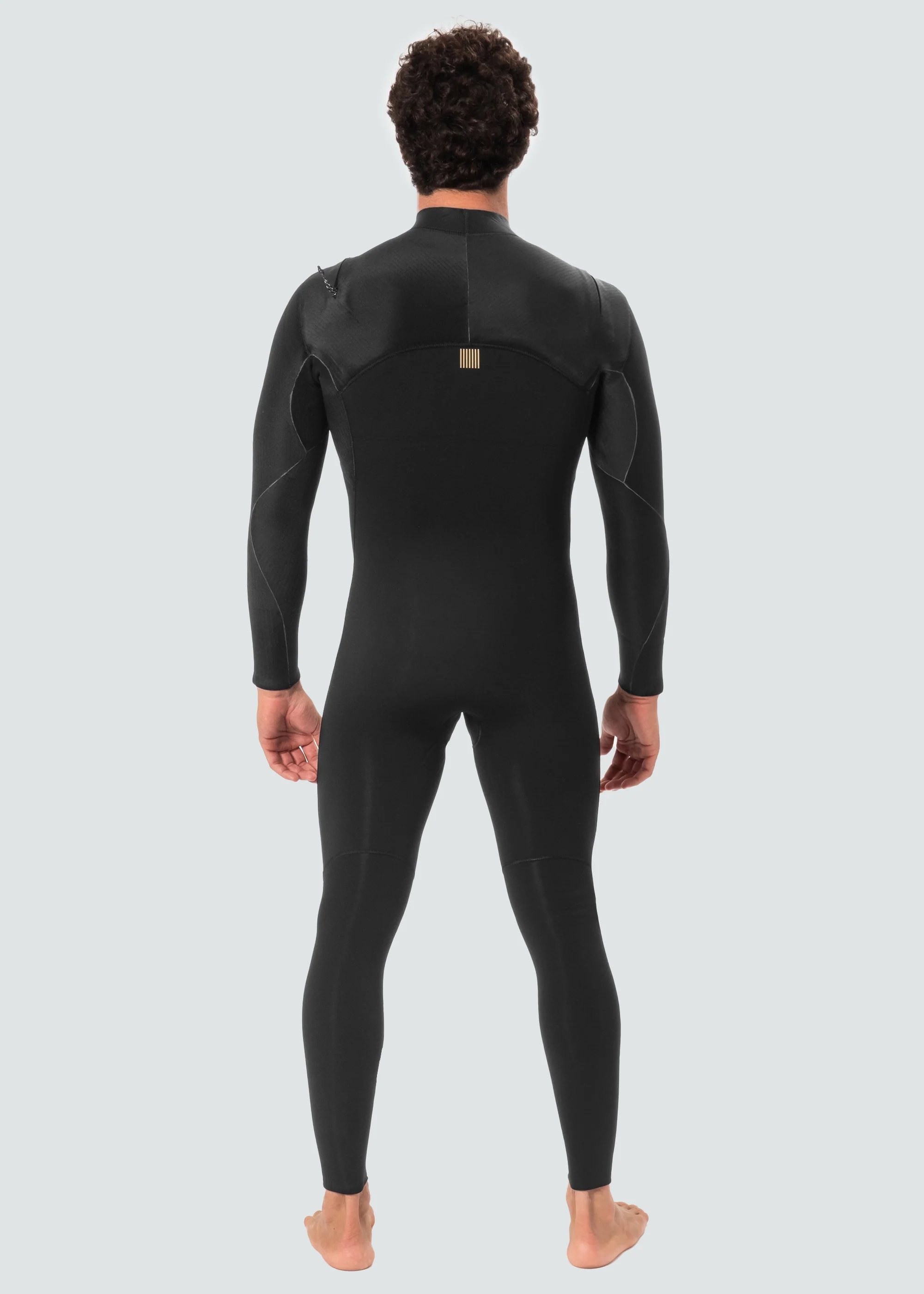 New Seas 3-2 U-Zip Wetsuit - Black - Image 4