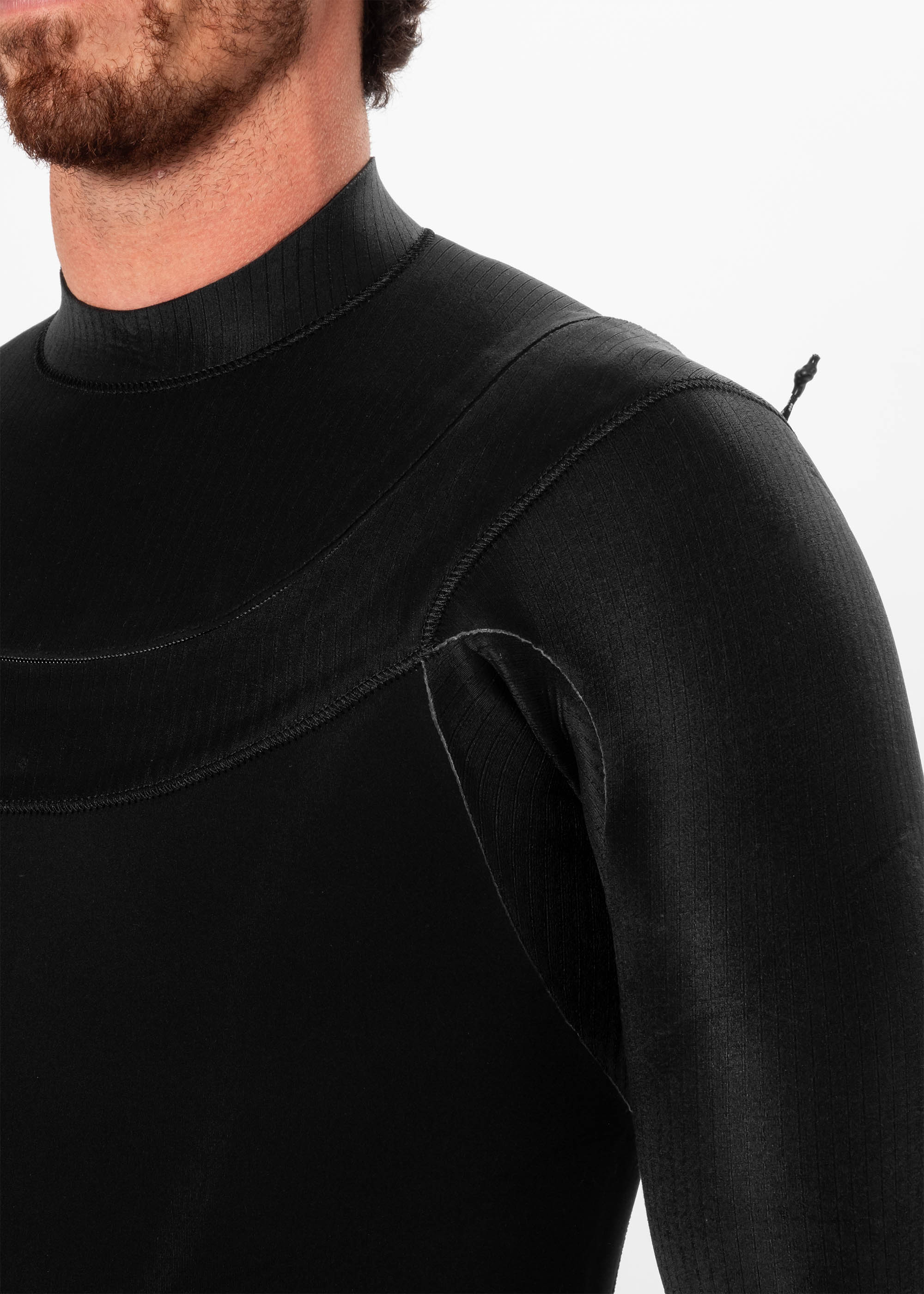 New Seas 4-3 U-Zip Wetsuit - Black - Image 6