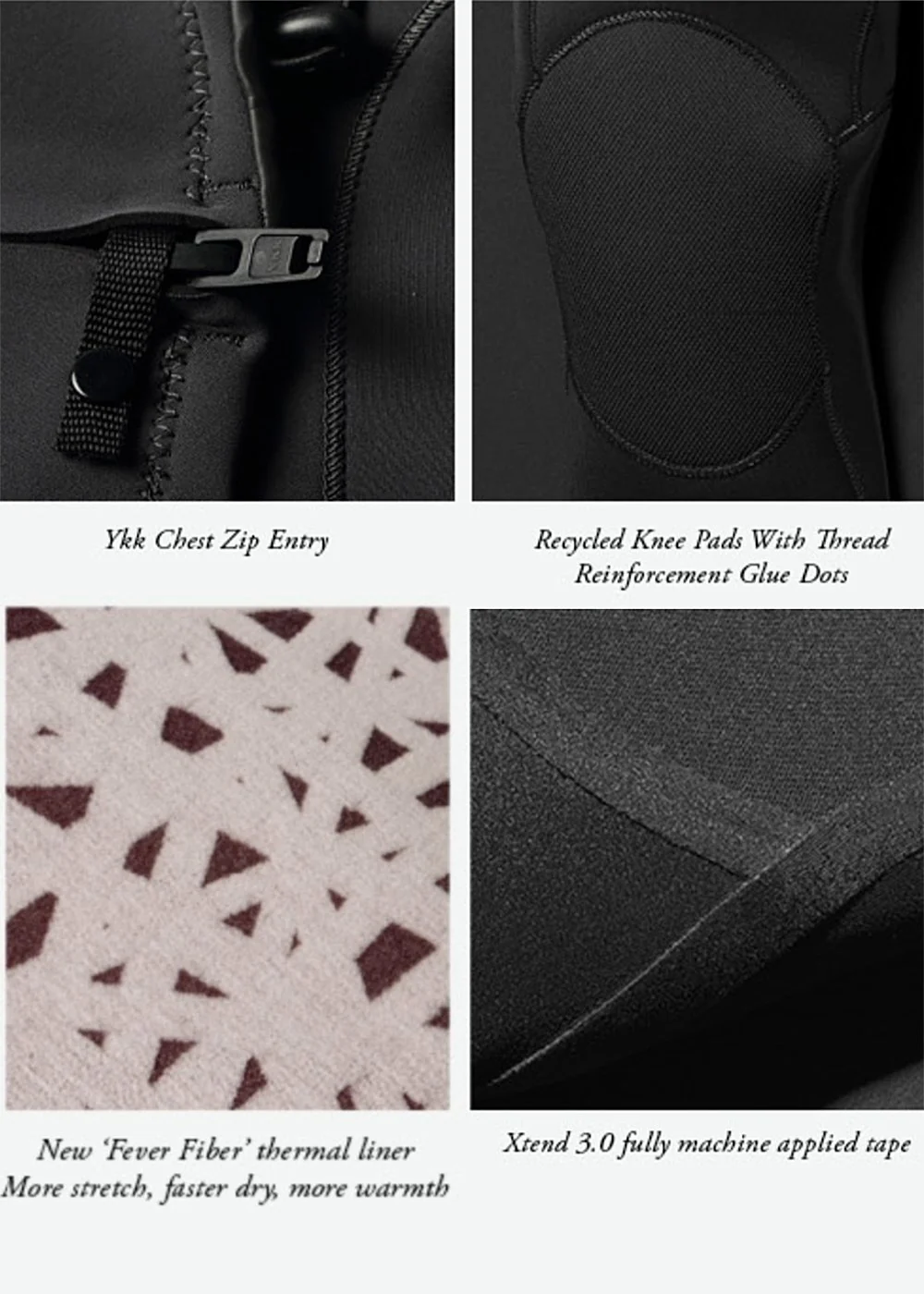 7 Seas 3-2 Chest Zip Full Wetsuit - No Logos - Image 8
